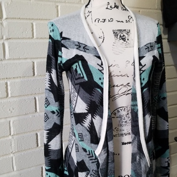 Tribal Inspired Cardigan by Vanity - Picture 3 of 5